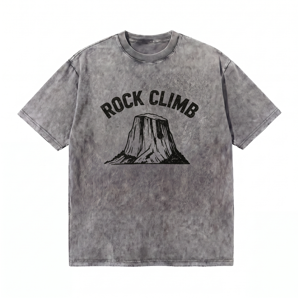 Lawless Row Rock Climb Tee | Vintage Outdoor Washed Cotton Streetwear