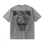 Lawless Row "Ball Till I Fall" Oversized Basketball Tee | Washed Grey Streetwear