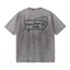 Lawless Row "Open Road Only" Oversized Tee | Washed Grey Biker Streetwear