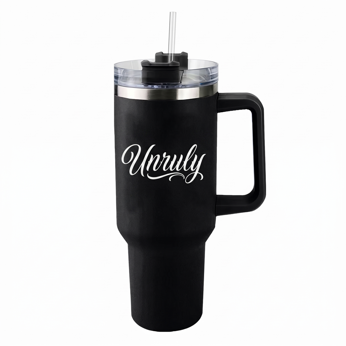 Lawless Row "Unruly" 40oz Tumbler | Matte Black Insulated Cup