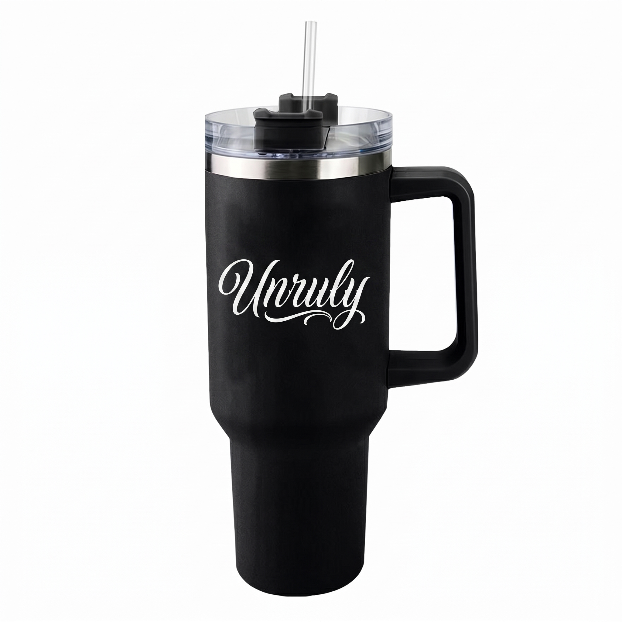 Lawless Row "Unruly" 40oz Tumbler | Matte Black Insulated Cup