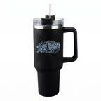Lawless Row "Raw State" 40oz Tumbler | Matte Black Western Style Cup