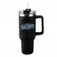 Lawless Row "Raw State" 40oz Tumbler | Matte Black Western Style Cup