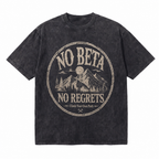 Lawless Row "Dirtbag Climb Till Dusk" Oversized Tee | Washed Black Climbing Streetwear