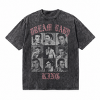 Lawless Row Elvis "Dream Baby King" Oversized Vintage Tee | Washed Black Rock Tee