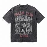 Lawless Row Elvis "Dream Baby King" Oversized Vintage Tee | Washed Black Rock Tee
