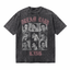 Lawless Row Elvis "Dream Baby King" Oversized Vintage Tee | Washed Black Rock Tee