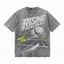 Lawless Row "Rising Pickleball" Retro Court Washed Grey Oversized Tee