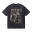 Lawless Row "Yosemite Strength" Climbing Washed Black Oversized Tee