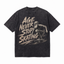 Lawless Row "Age Never Stop Skating" Washed Black Oversized Tee