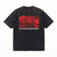 Lawless Row "Art & Sport Tribal Skate" Washed Black Oversized Tee