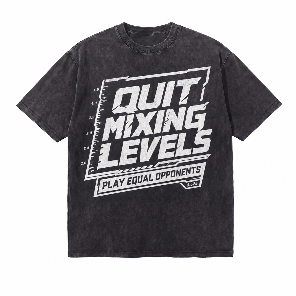 Vintage "Play Equal Opponents" Pickleball Streetwear Tee