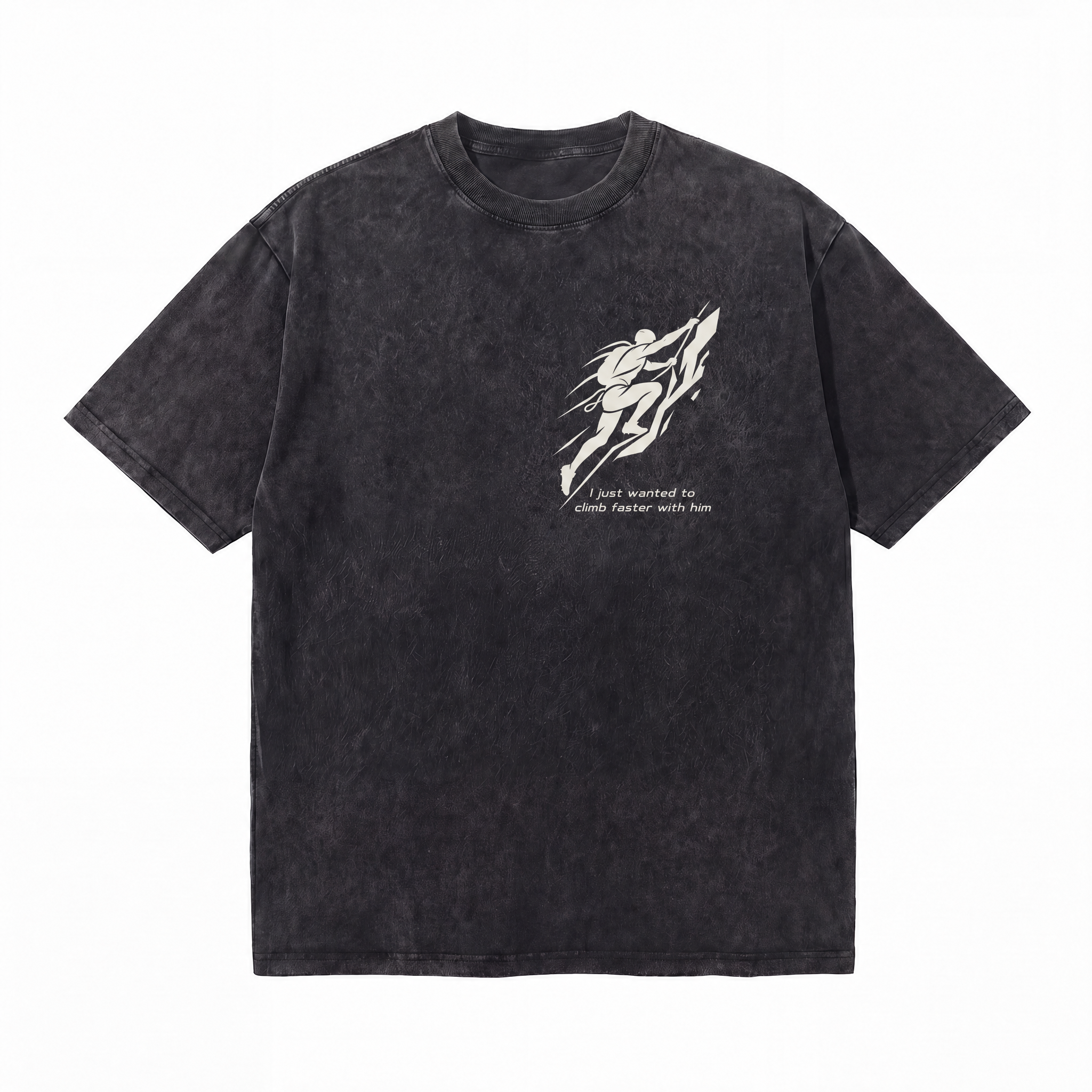 Vintage "Yosemite 130 BPM Route" Climbing Retro Photo Streetwear Tee