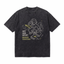 Lawless Row "Art & Sport Merged" Skate Washed Black Oversized Tee