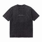 Lawless Row "Stay Humble" Minimal Washed Black Oversized Tee