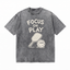 Lawless Row "Focus On Play" Pickleball Washed Grey Oversized Tee