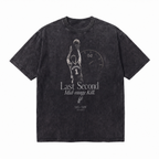 Lawless Row "Wemby Last Second Mid-Range Kill" Spurs Washed Black Oversized Tee