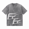 Lawless Row "FR Speed Logo" Washed Grey Oversized Tee