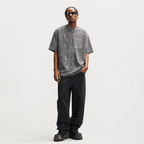 Lawless Row "Female Power On The Rock" Climbing Washed Grey Oversized Tee