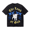 LAWLESSROW The Lamb Of God Tee  Vintage Washed Streetwear