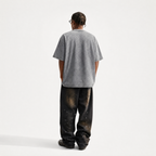 Lawless Row "Focus On Play" Pickleball Washed Grey Oversized Tee
