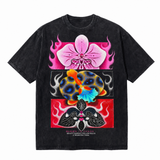 Lawless Row Bloom In Chaos Tee | Vintage Washed Streetwear