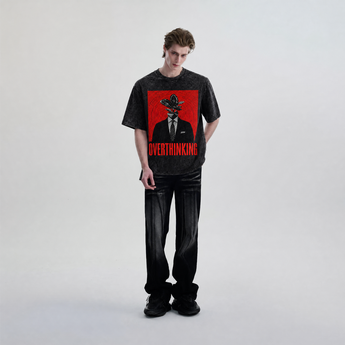 Lawless Row Overthinking Tee | Vintage Washed Streetwear