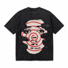 LAWLESSROW What Do I Do With All This Regret Bullseye Face Portrait Collage Vintage Tee