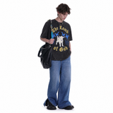 LAWLESSROW The Lamb Of God Tee  Vintage Washed Streetwear