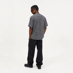 Lawless Row "Fall Down To Gain More" Skate Washed Grey Oversized Tee