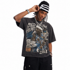 Lawless Row “Cold Heart” Vintage Washed Basketball Tee