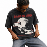 Lawless Row “Paranoid & Afraid” Vintage Washed Oversized Tee
