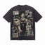LAWLESSROW "The Future is Now" Heavyweight Washed Black Graphic Tee