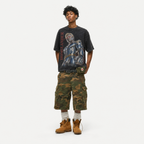 Vintage Acid Wash The Boys Homelander Oversized Graphic T-Shirt