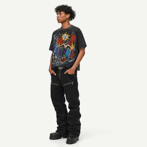 Hell Is Empty Vintage Washed Graphic Tee - hover