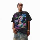Lost In The System Vintage Washed Graphic Tee