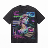 Lost In The System Vintage Washed Graphic Tee