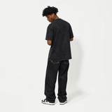 Lawless Row "Fuck The Light" Vintage Black Oversized Tee