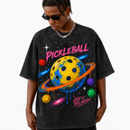 LAWLESSROW "Dripping Orbit" Vintage Washed Heavyweight Graphic Tee
