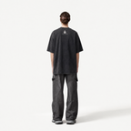 LAWLESSROW "Logoball" Algorithm Infused Vintage Washed Heavyweight Tee