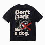 LAWLESSROW "Vocal Silence" Heavyweight Washed Black Graphic Tee