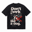 LAWLESSROW "Vocal Silence" Heavyweight Washed Black Graphic Tee