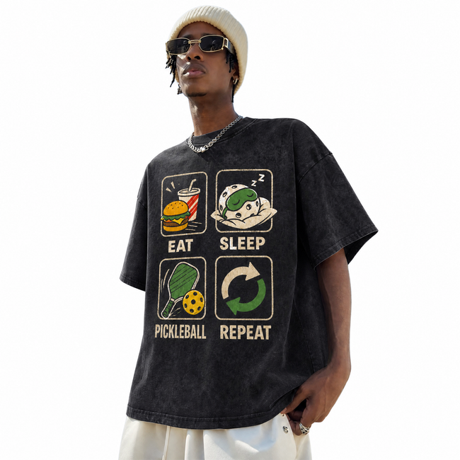 LAWLESSROW "System Error" Heavyweight Washed Black Graphic Tee Main Image