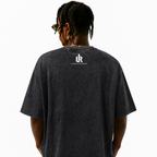 LAWLESSROW "Dripping Orbit" Vintage Washed Heavyweight Graphic Tee