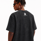 LAWLESSROW "Court Chaos" Vintage Washed Heavyweight Graphic Tee