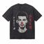 LAWLESSROW "Zen Hustle" Heavyweight Washed Black Graphic Tee