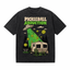 LAWLESSROW "Pickleball Abduction" Heavyweight Washed Black Graphic Tee