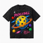 LAWLESSROW "Dripping Orbit" Vintage Washed Heavyweight Graphic Tee