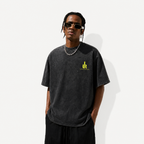 LAWLESSROW "Swarm" Minimalist Acid Wash Heavyweight Tee