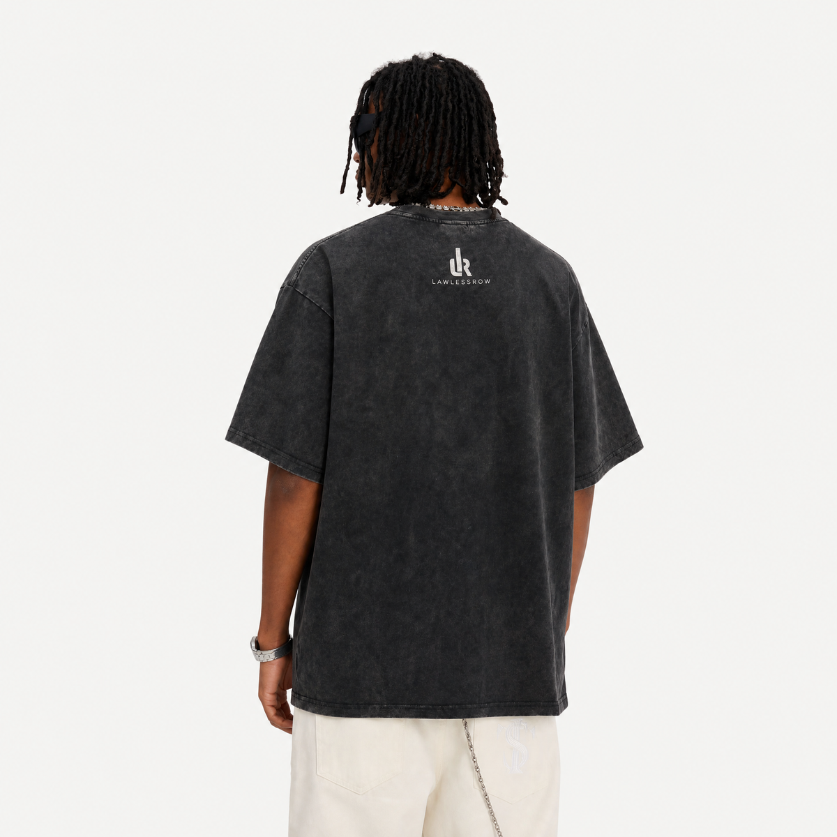 LAWLESSROW "American Tongue" Heavyweight Vintage Washed Graphic Tee